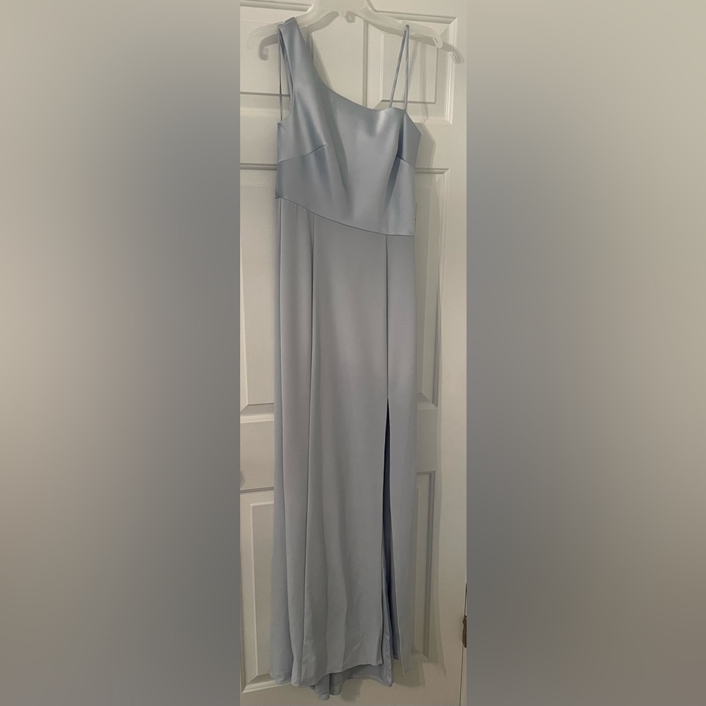 Ice blue Amsale dress